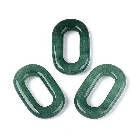 Natural Green Aventurine Pendants G-Q601-12E-1