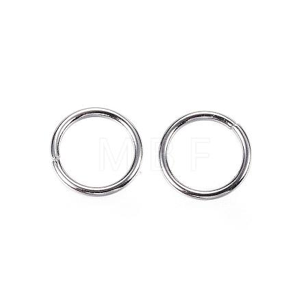 Tarnish Resistant 304 Stainless Steel Open Jump Rings STAS-D448-097P-7mm-1