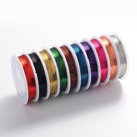 Round Copper Jewelry Wire CWIR-CW0.4mm-1