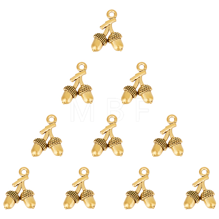 10Pcs Tibetan Style Alloy Pendants FIND-UN0003-14-1