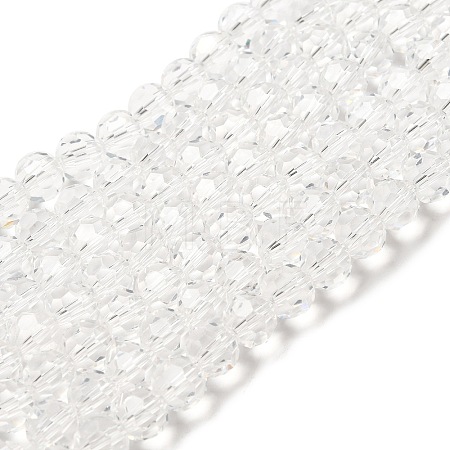 Transparent Glass Beads EGLA-A035-T8mm-D19-1