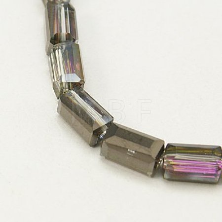 Electroplate Glass Beads EGLA-J023-8x4mm-04-1