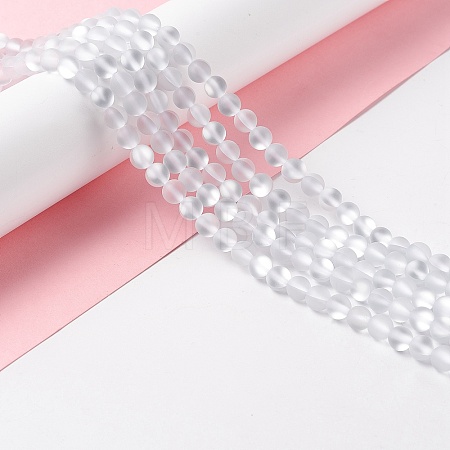 Synthetic Moonstone Beads Strands G-E573-01A-16-1