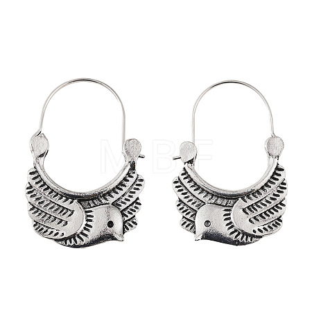 Bird Zinc Alloy Hoop Earrings FS-WG5FA0D-01-1