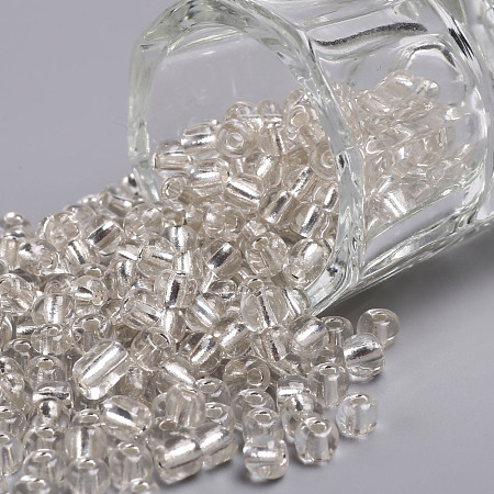 (Repacking Service Available) 6/0 Glass Seed Beads SEED-C014-4mm-21-1