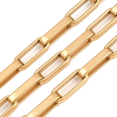 201 Stainless Steel Paperclip Chains CHS-H118-20G-1