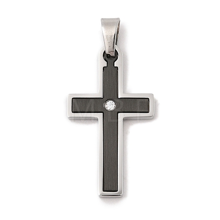 304 Stainless Steel Pendants STAS-G346-07EB-1