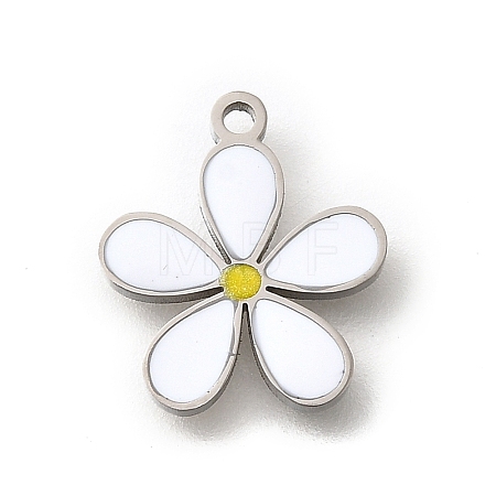 Brass Enamel Charms STAS-Q347-14P-02-1-1