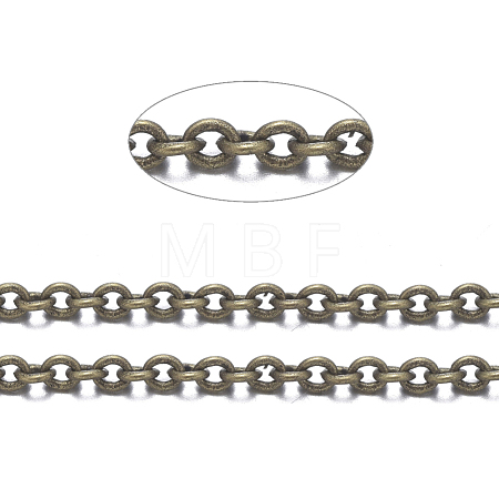 Brass Cable Chains X-CHC-034Y-AB-NF-1