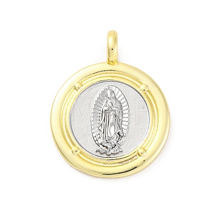 Brass Pendants KK-U066-07GP-1