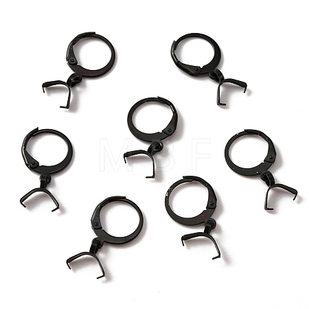304 Stainless Steel Leverback Earring Finding X-STAS-WH0022-87EB-1