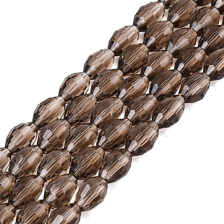 Transparent Glass Beads Strands GLAA-N071-01A-A17-1