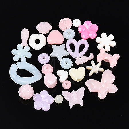 Plastic Beads KY-N026-02-1
