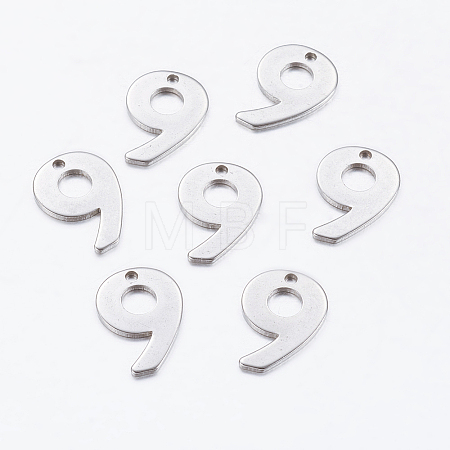 Tarnish Resistant 201 Stainless Steel Pendants STAS-F128-01P-9-1-1