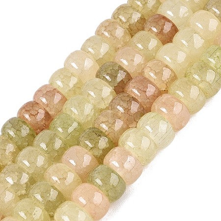 Ombre Effect Dyed Glass Beads Strands GLAA-Q106-05A-A06-1