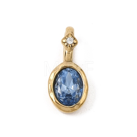 Birthstone Glass Pendants GL-CBA6A9C-01G-C-1