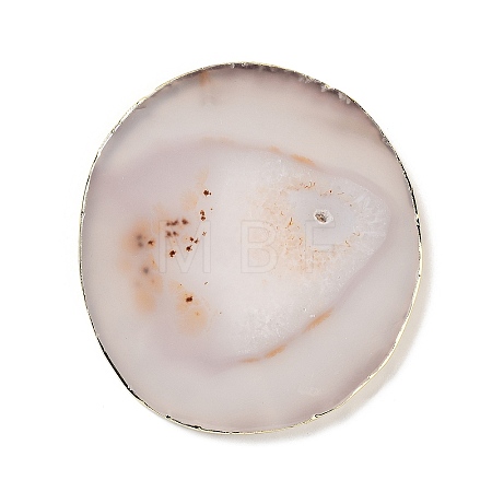 Natural Agate Coaster AJEW-NH0001-04G-04-1