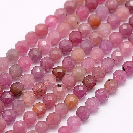 Natural Ruby Beads Strands G-F509-16-2mm-1