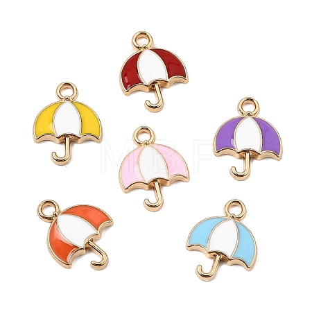Alloy with Enamel Pendants AL-CBAD39A-05-1