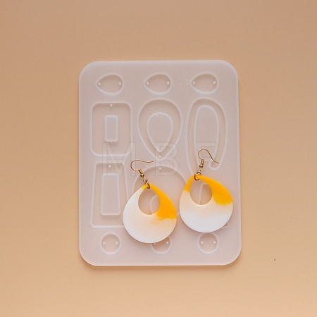 Earring Pendant Silicone Molds X-DIY-L023-31-1