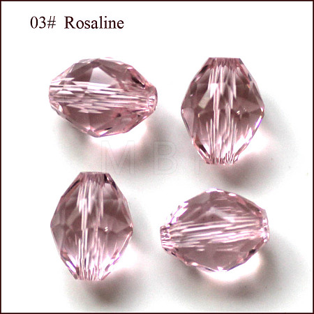 Imitation Austrian Crystal Beads SWAR-F071-11x8mm-03-1