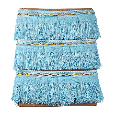 Polyester Tassel Fringe Trimming OCOR-TAC0008-21G-1