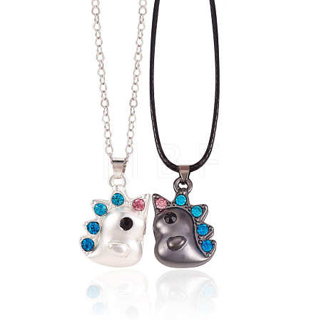 2Pcs Magnetic Matching Necklaces Set JN1025B-1