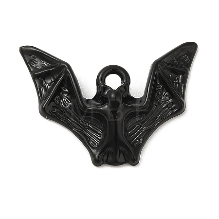 Halloween Spray Painted Alloy Pendants PALLOY-D019-05-1