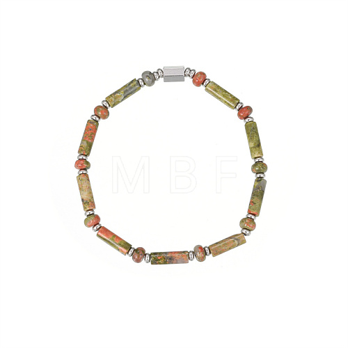Natural Unakite Bracelet for Women MZ0703-2-1