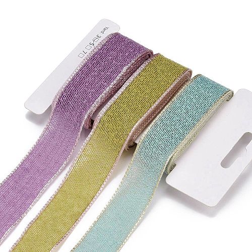 9 Yards 3 Styles Polyester Ribbon SRIB-A014-K01-1