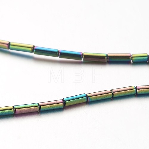 Electroplate Non-magnetic Synthetic Hematite Bead Strands G-F300-37A-02-1