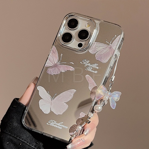 Ins mirror Butterfly Cartoon Shell TPU Plastic Mobile Phone Cover PW-WGD834D-08-1