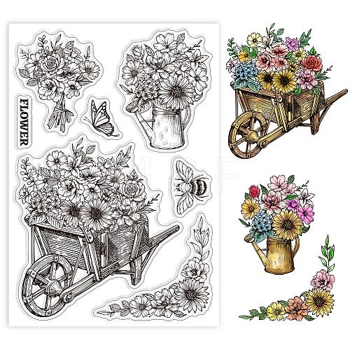 Custom PVC Plastic Clear Stamps DIY-WH0448-0537-1