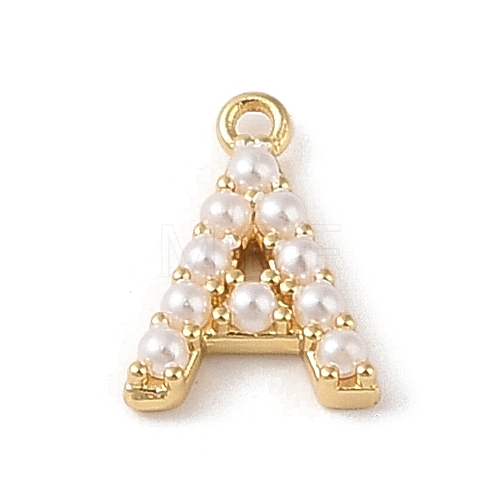 Plastic Imitation Pearl Pendants KK-P230-17G-A-1