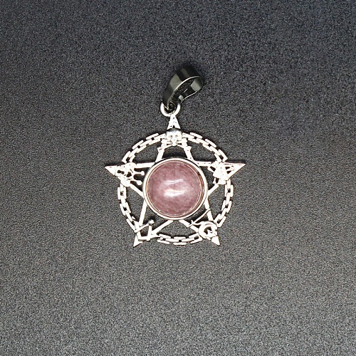 Natural Rose Quartz Pendants PW-WG18192-01-1