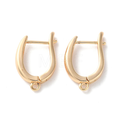 Rack Plating Brass Earring Findings KK-S405-03G-1