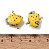 Handmade Porcelain Pendants PR-CBA0027-10G-4
