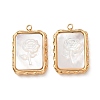304 Stainless Steel Pendants STAS-C184-04G-1