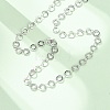 304 Stainless Steel 6MM Ring Link Chain Necklaces NJEW-P343-01A-P-2