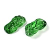 Spray Painted Imitation Jade Glass Beads GLAA-Z007-01D-2