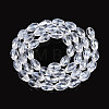 Transparent Teardrop Glass Beads Strands GLAA-T025-79D-01-2