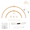 DIY Wood Bead Wind Chime Set DIY-WH0028-55-1