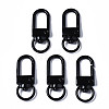 Spray Painted Eco-Friendly Alloy Swivel Snap Hooks Clasps PALLOY-T080-02A-NR-1