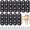 20Pcs Oval Iron Angle Code FIND-GF0009-46A-1