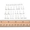 2 Pairs Alloy Stud Earrings for Women EJEW-FS0001-27H-5