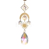 Brass & Crystal Suncatchers LS-HJEW-G018-04B-G-4