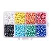 Mixed Style 6/0 Round Glass Seed Beads SEED-PH0006-4mm-11-1