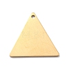 Ion Plating(IP) 304 Stainless Steel Pendants STAS-F271-08D-G-2