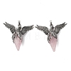 Natural Rose Quartz Pendants GG-C001-02J-1