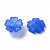 Transparent Frosted Acrylic Bead Caps MACR-S371-04A-751-2